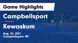 Campbellsport  vs Kewaskum  Game Highlights - Aug. 24, 2021