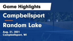 Campbellsport  vs Random Lake  Game Highlights - Aug. 31, 2021
