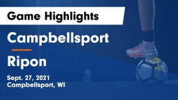Campbellsport  vs Ripon  Game Highlights - Sept. 27, 2021