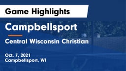 Campbellsport  vs Central Wisconsin Christian  Game Highlights - Oct. 7, 2021