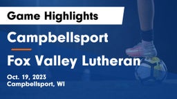 Campbellsport  vs Fox Valley Lutheran  Game Highlights - Oct. 19, 2023