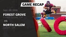 Recap: Forest Grove  vs. North Salem  2016