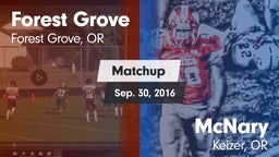 Matchup: Forest Grove High vs. McNary  2016