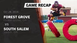 Recap: Forest Grove  vs. South Salem  2016