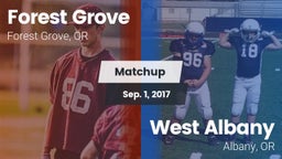 Matchup: Forest Grove High vs. West Albany  2017