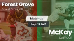 Matchup: Forest Grove High vs. McKay  2017
