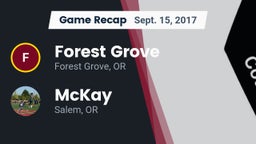 Recap: Forest Grove  vs. McKay  2017