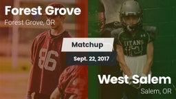 Matchup: Forest Grove High vs. West Salem  2017