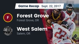 Recap: Forest Grove  vs. West Salem  2017