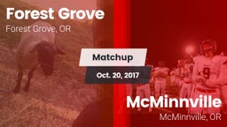 Matchup: Forest Grove High vs. McMinnville  2017