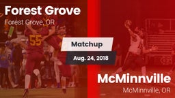 Matchup: Forest Grove High vs. McMinnville  2018