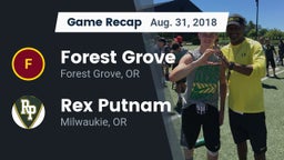 Recap: Forest Grove  vs. Rex Putnam  2018