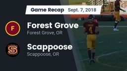 Recap: Forest Grove  vs. Scappoose  2018