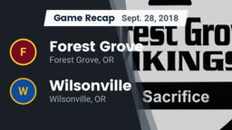 Recap: Forest Grove  vs. Wilsonville  2018
