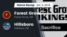 Recap: Forest Grove  vs. Hillsboro  2018