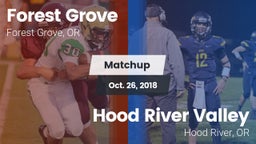 Matchup: Forest Grove High vs. Hood River Valley  2018