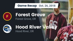 Recap: Forest Grove  vs. Hood River Valley  2018