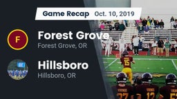 Recap: Forest Grove  vs. Hillsboro  2019