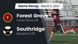 Recap: Forest Grove  vs. Southridge  2021