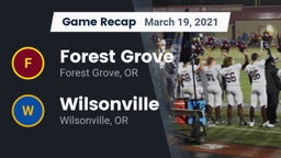 Recap: Forest Grove  vs. Wilsonville  2021
