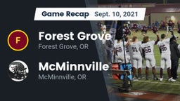 Recap: Forest Grove  vs. McMinnville  2021