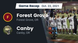 Recap: Forest Grove  vs. Canby  2021