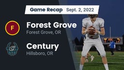 Recap: Forest Grove  vs. Century  2022