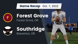 Recap: Forest Grove  vs. Southridge  2022