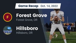Recap: Forest Grove  vs. Hillsboro  2022