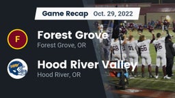 Recap: Forest Grove  vs. Hood River Valley  2022