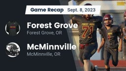 Recap: Forest Grove  vs. McMinnville  2023