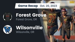 Recap: Forest Grove  vs. Wilsonville  2023