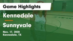 Kennedale  vs Sunnyvale  Game Highlights - Nov. 17, 2020