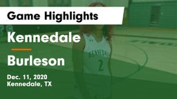 Kennedale  vs Burleson  Game Highlights - Dec. 11, 2020
