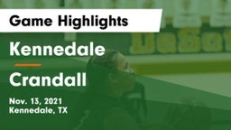 Kennedale  vs Crandall  Game Highlights - Nov. 13, 2021