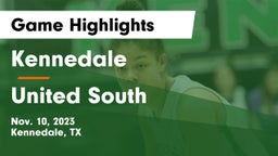 Kennedale  vs United South  Game Highlights - Nov. 10, 2023