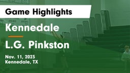 Kennedale  vs L.G. Pinkston  Game Highlights - Nov. 11, 2023