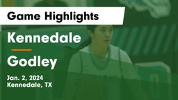Kennedale  vs Godley  Game Highlights - Jan. 2, 2024