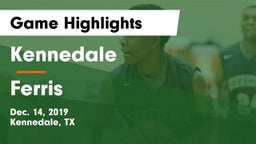 Kennedale  vs Ferris  Game Highlights - Dec. 14, 2019