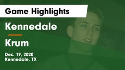 Kennedale  vs Krum  Game Highlights - Dec. 19, 2020