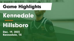 Kennedale  vs Hillsboro  Game Highlights - Dec. 19, 2023