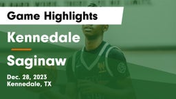 Kennedale  vs Saginaw  Game Highlights - Dec. 28, 2023