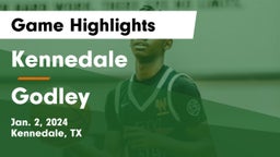 Kennedale  vs Godley  Game Highlights - Jan. 2, 2024