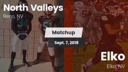 Matchup: North Valleys High vs. Elko  2018