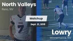 Matchup: North Valleys High vs. Lowry  2018