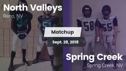 Matchup: North Valleys High vs. Spring Creek  2018