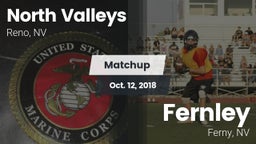 Matchup: North Valleys High vs. Fernley  2018