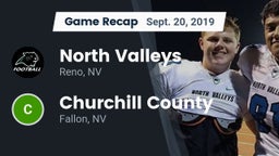 Recap: North Valleys  vs. Churchill County  2019