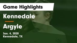 Kennedale  vs Argyle  Game Highlights - Jan. 4, 2020