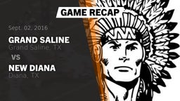 Recap: Grand Saline  vs. New Diana  2016